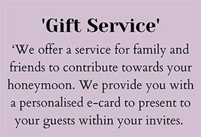 Honeymoon Gift Service